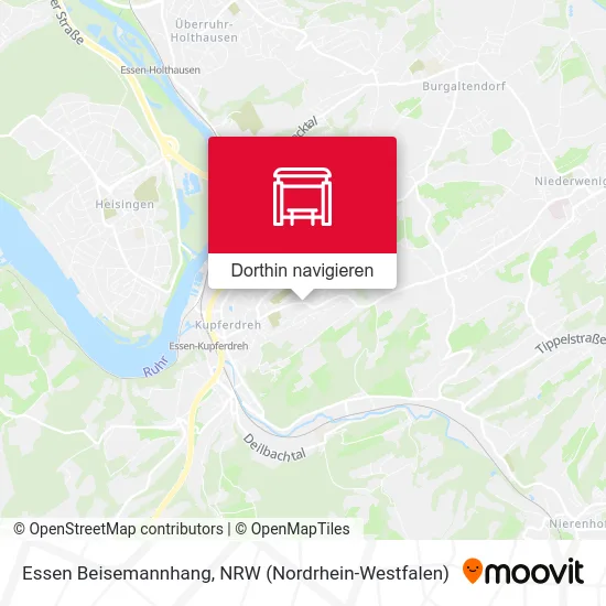 Essen Beisemannhang Karte