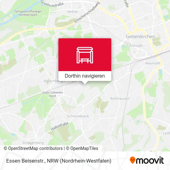 Essen Beisenstr. Karte