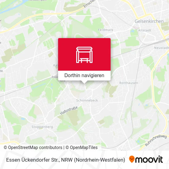 Essen Ückendorfer Str. Karte