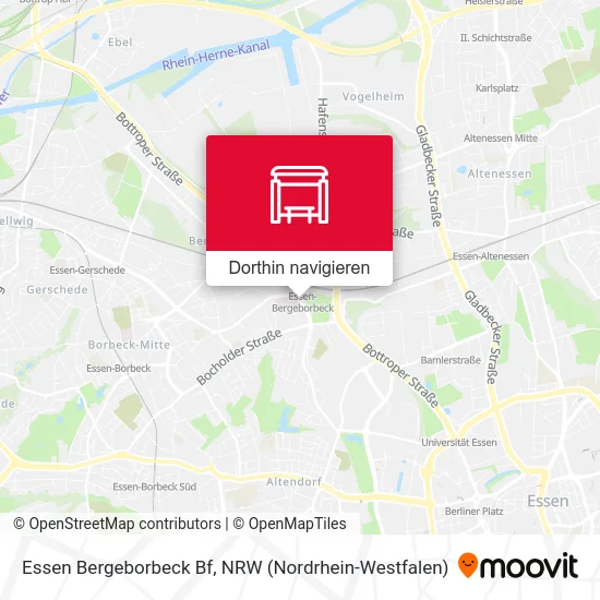 Essen Bergeborbeck Bf Karte