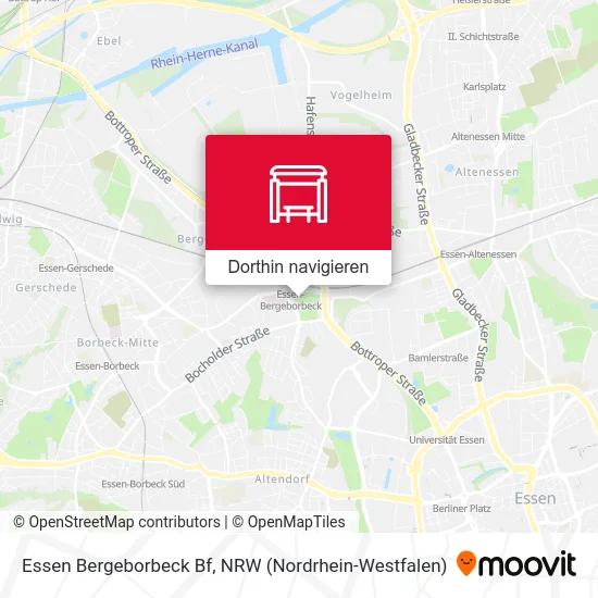 Essen Bergeborbeck Bf Karte