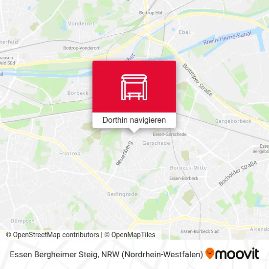 Essen Bergheimer Steig Karte