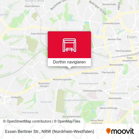 Essen Berliner Str. Karte