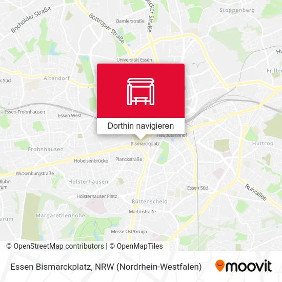 Essen Bismarckplatz Karte