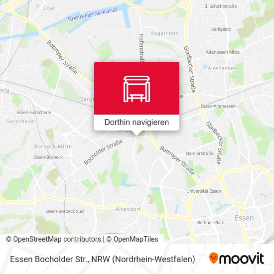Essen Bocholder Str. Karte