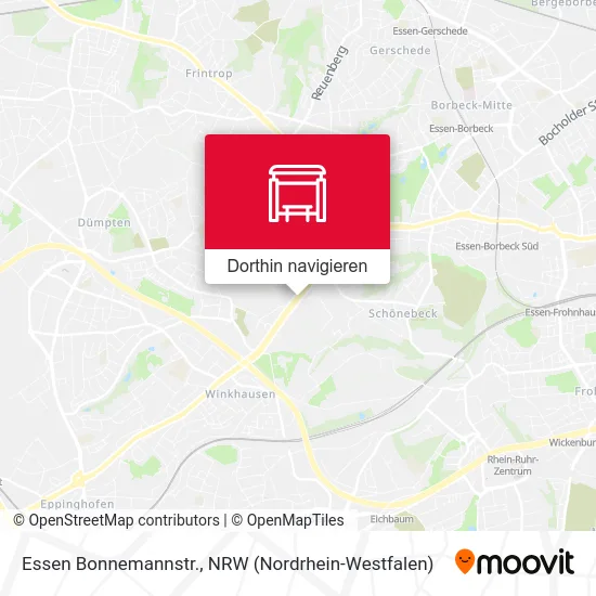 Essen Bonnemannstr. Karte