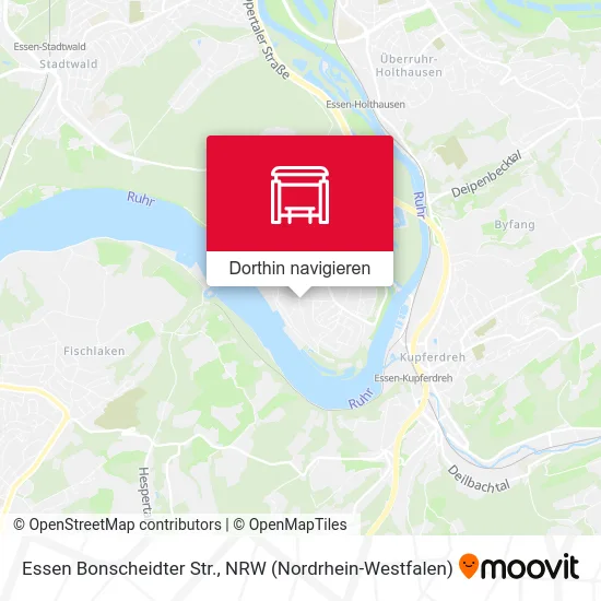 Essen Bonscheidter Str. Karte