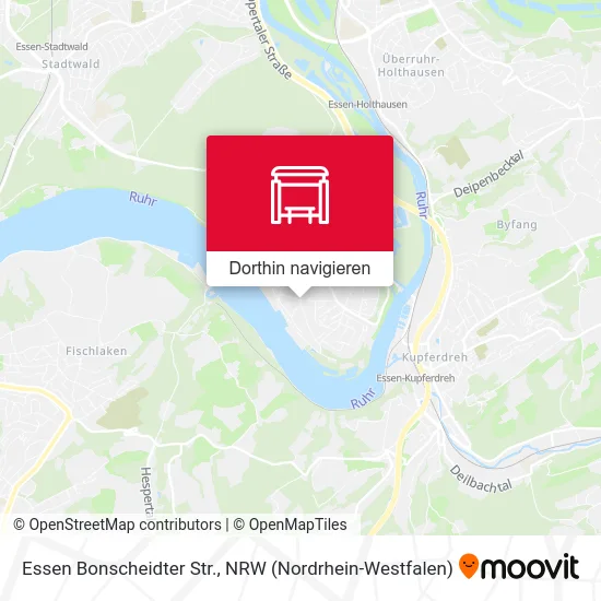 Essen Bonscheidter Str. Karte