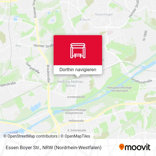 Essen Boyer Str. Karte