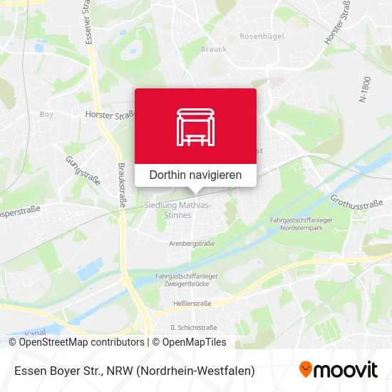 Essen Boyer Str. Karte