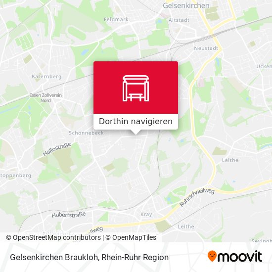 Gelsenkirchen Braukloh Karte