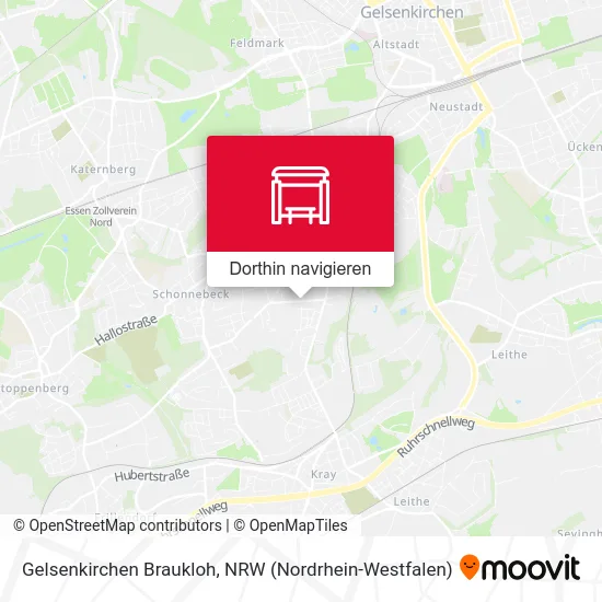 Gelsenkirchen Braukloh Karte