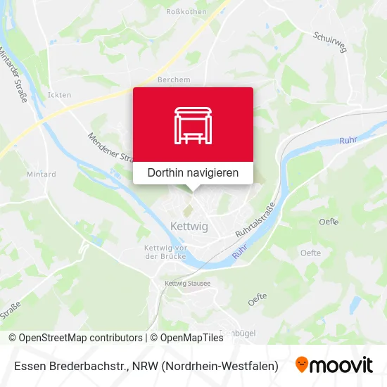 Essen Brederbachstr. Karte