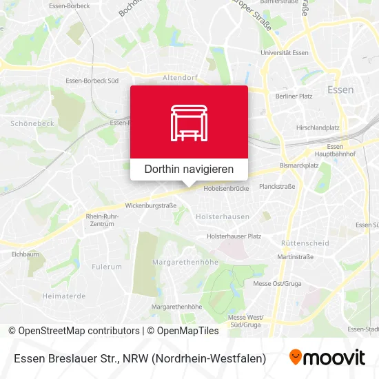 Essen Breslauer Str. Karte