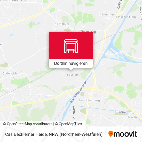 Cas Becklemer Heide Karte