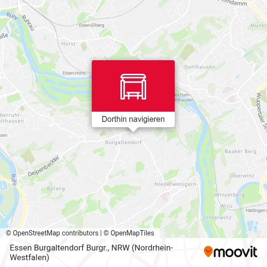 Essen Burgaltendorf Burgr. Karte