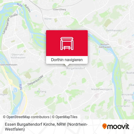 Essen Burgaltendorf Kirche Karte