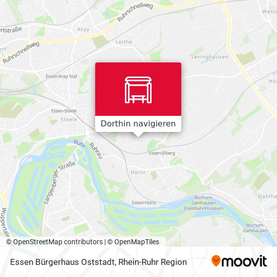 Essen Bürgerhaus Oststadt Karte