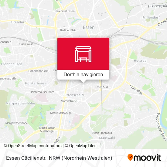 Essen Cäcilienstr. Karte