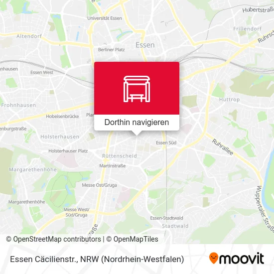 Essen Cäcilienstr. Karte