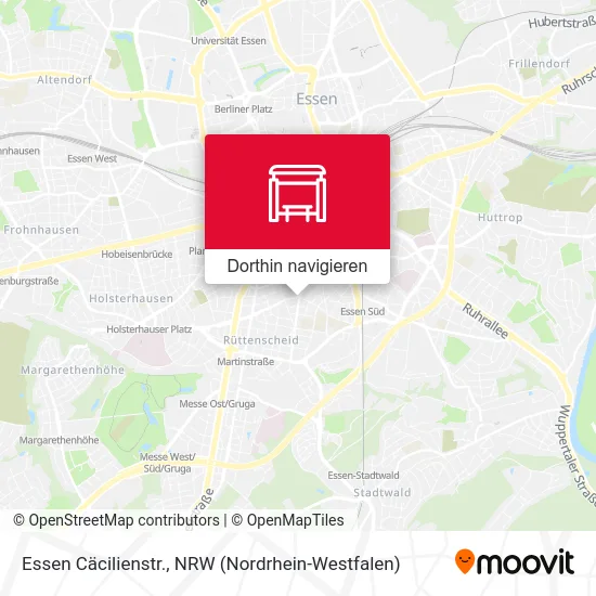 Essen Cäcilienstr. Karte