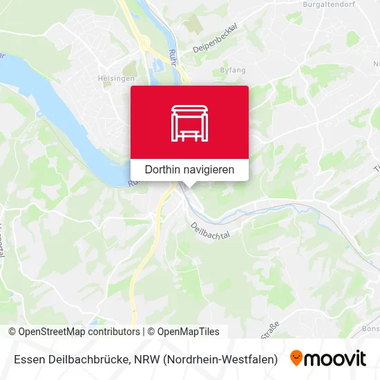 Essen Deilbachbrücke Karte