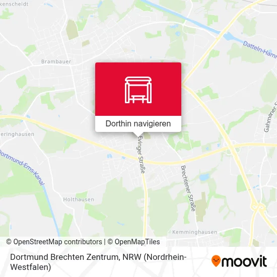 Dortmund Brechten Zentrum Karte