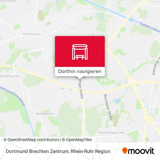 Dortmund Brechten Zentrum Karte