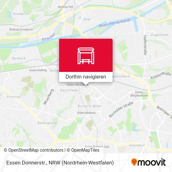 Essen Donnerstr. Karte