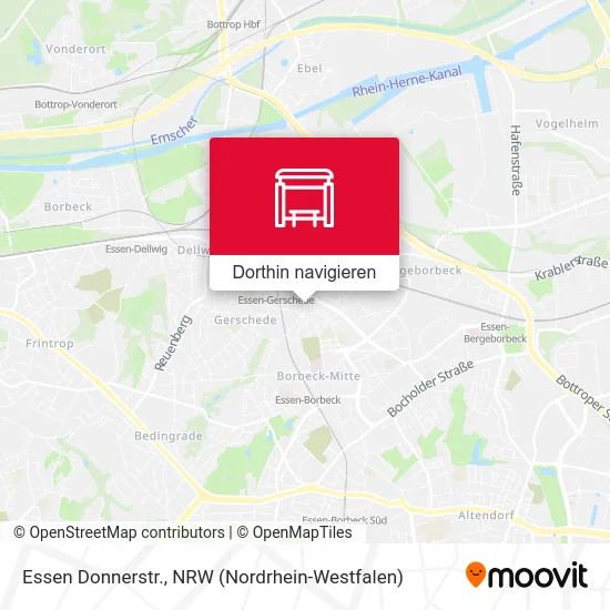 Essen Donnerstr. Karte