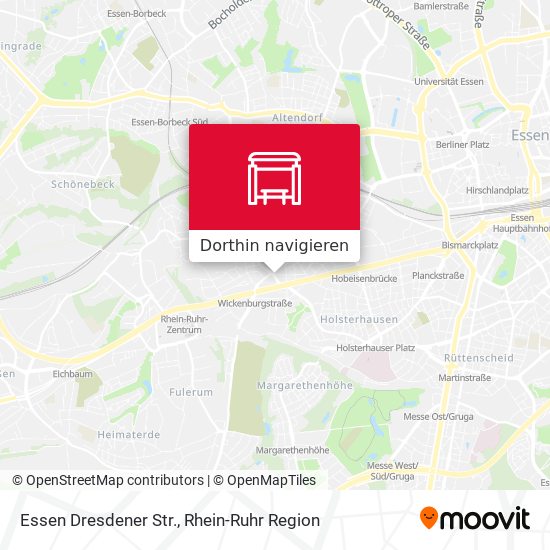 Essen Dresdener Str. Karte