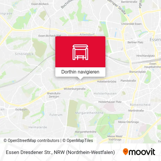 Essen Dresdener Str. Karte