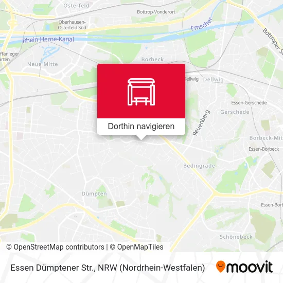 Essen Dümptener Str. Karte