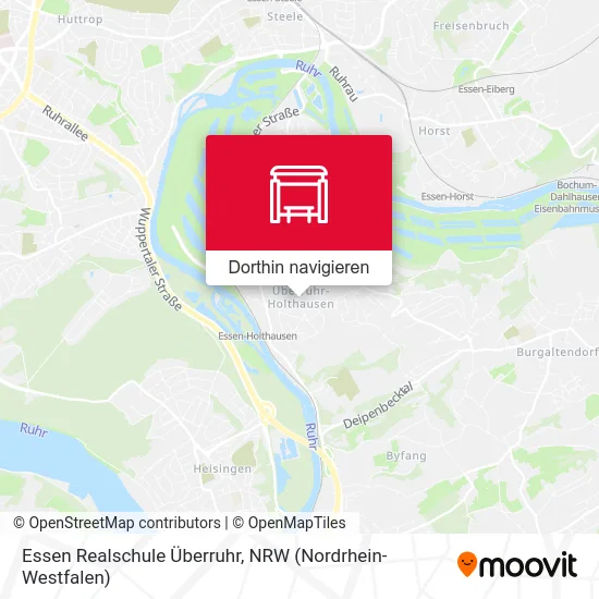 Essen Realschule Überruhr Karte