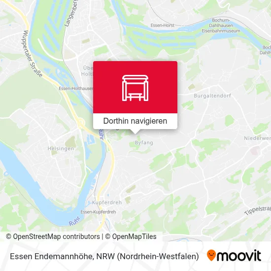 Essen Endemannhöhe Karte