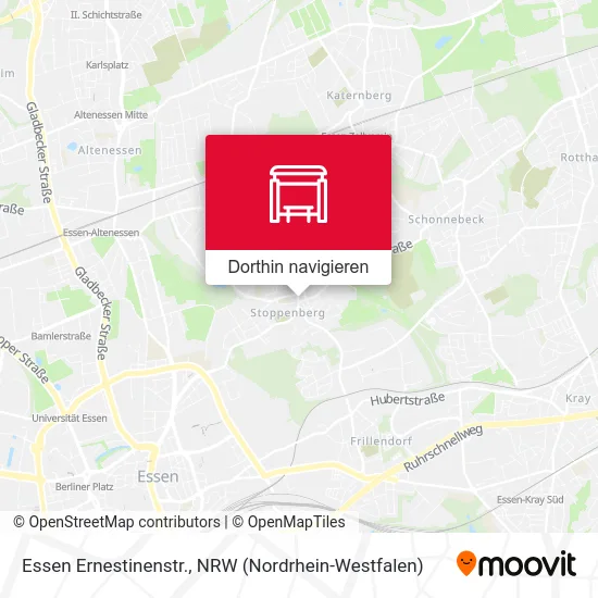 Essen Ernestinenstr. Karte