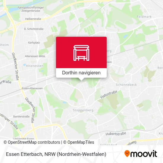 Essen Etterbach Karte