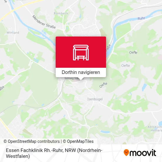 Essen Fachklinik Rh.-Ruhr Karte