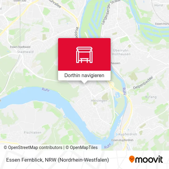 Essen Fernblick Karte