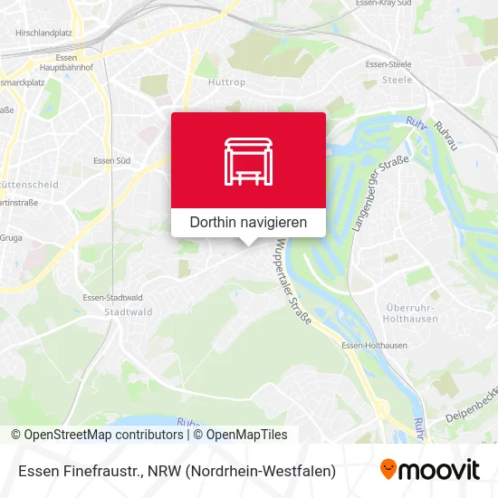 Essen Finefraustr. Karte