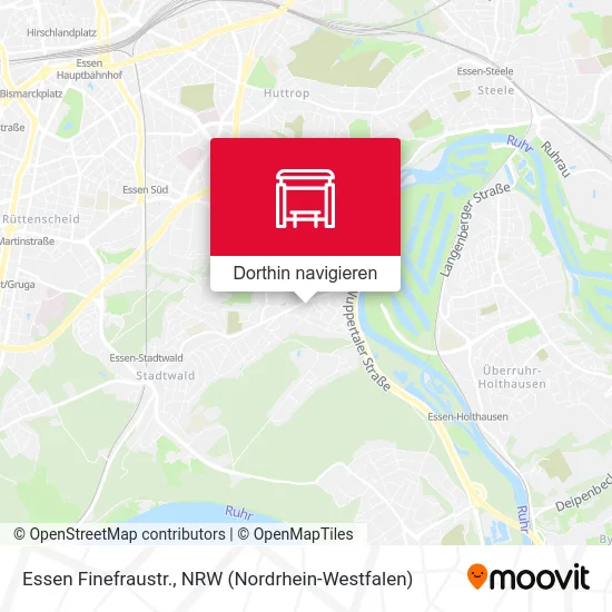 Essen Finefraustr. Karte