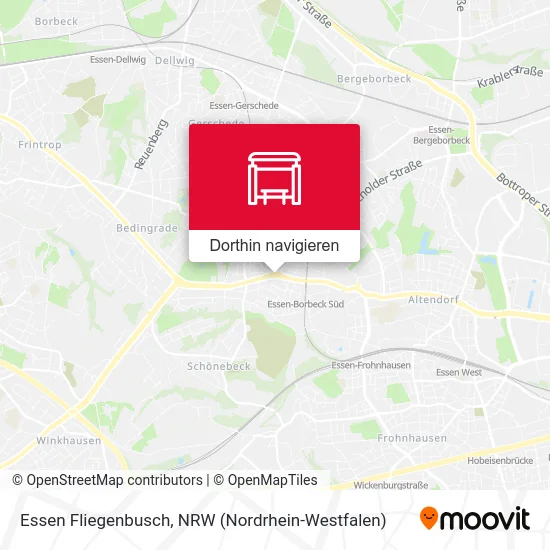 Essen Fliegenbusch Karte