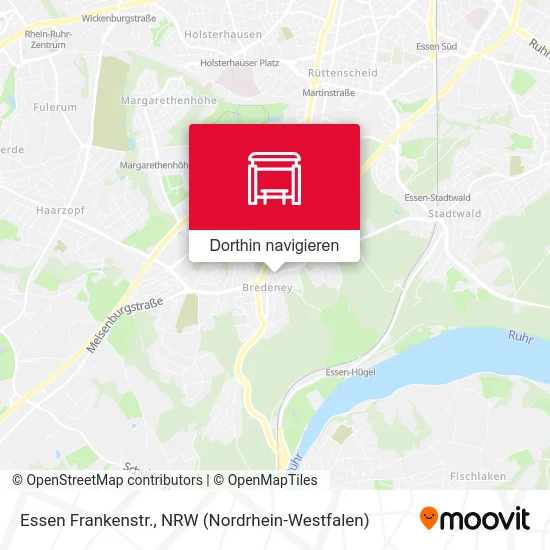 Essen Frankenstr. Karte