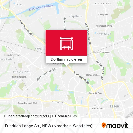 Friedrich-Lange-Str. Karte