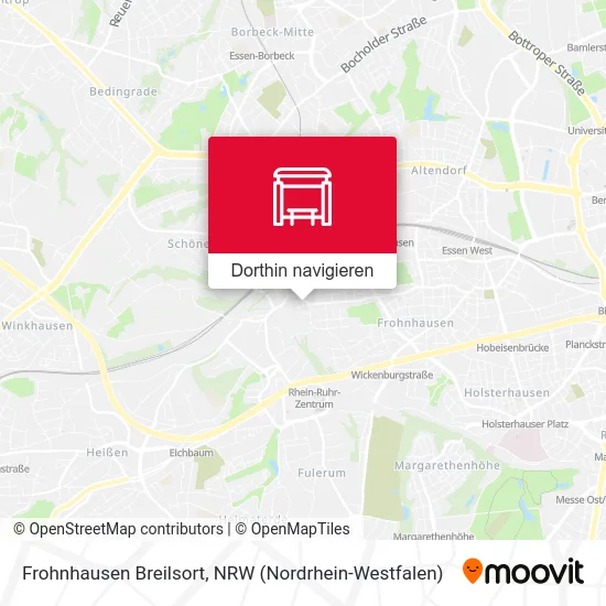 Frohnhausen Breilsort Karte