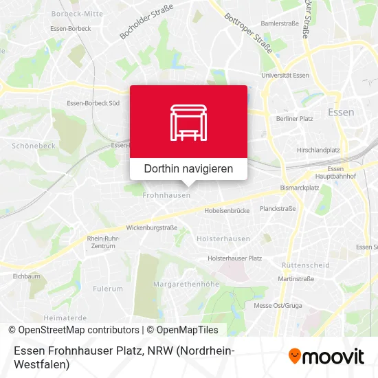 Essen Frohnhauser Platz Karte