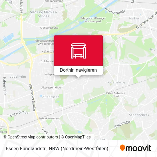 Essen Fundlandstr. Karte