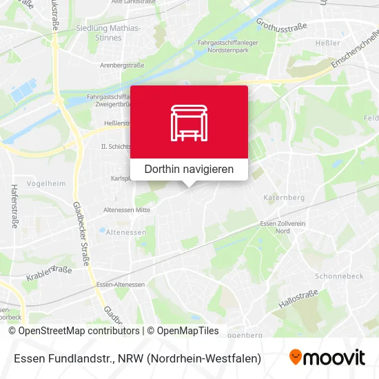 Essen Fundlandstr. Karte