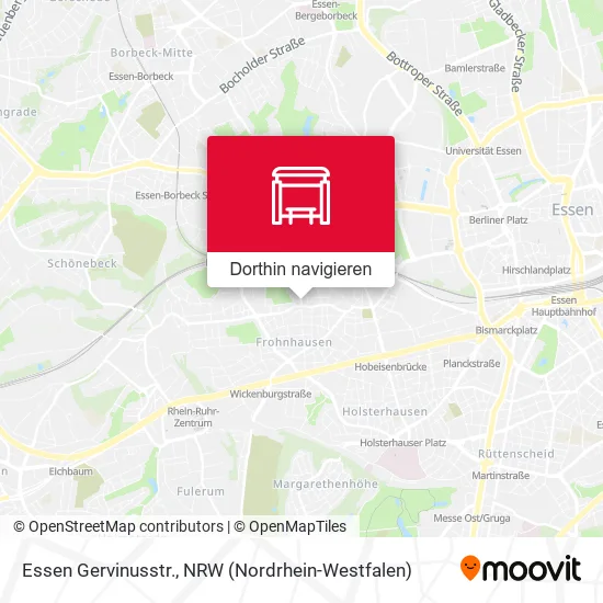 Essen Gervinusstr. Karte
