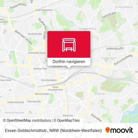 Essen Goldschmidtstr. Karte